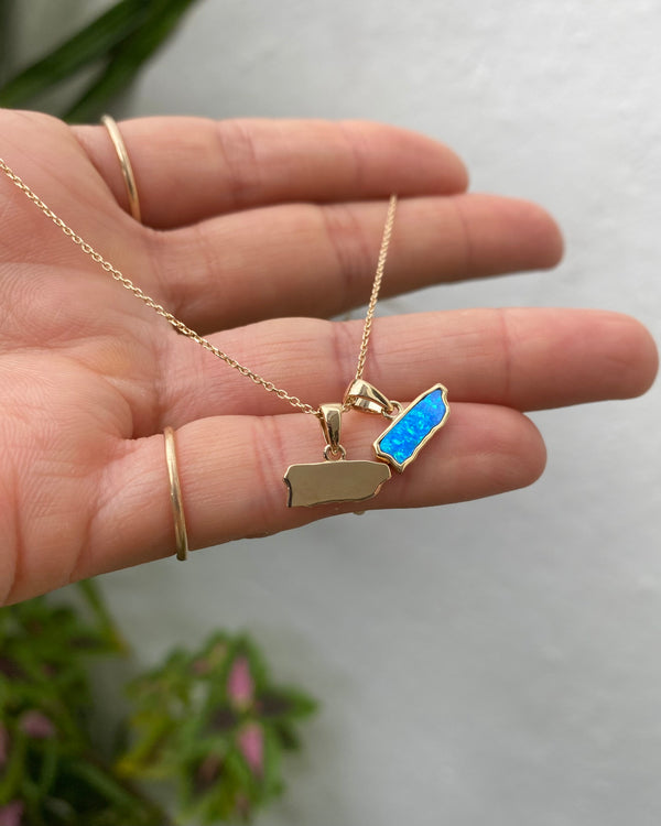 PR Charm in solid 14k gold