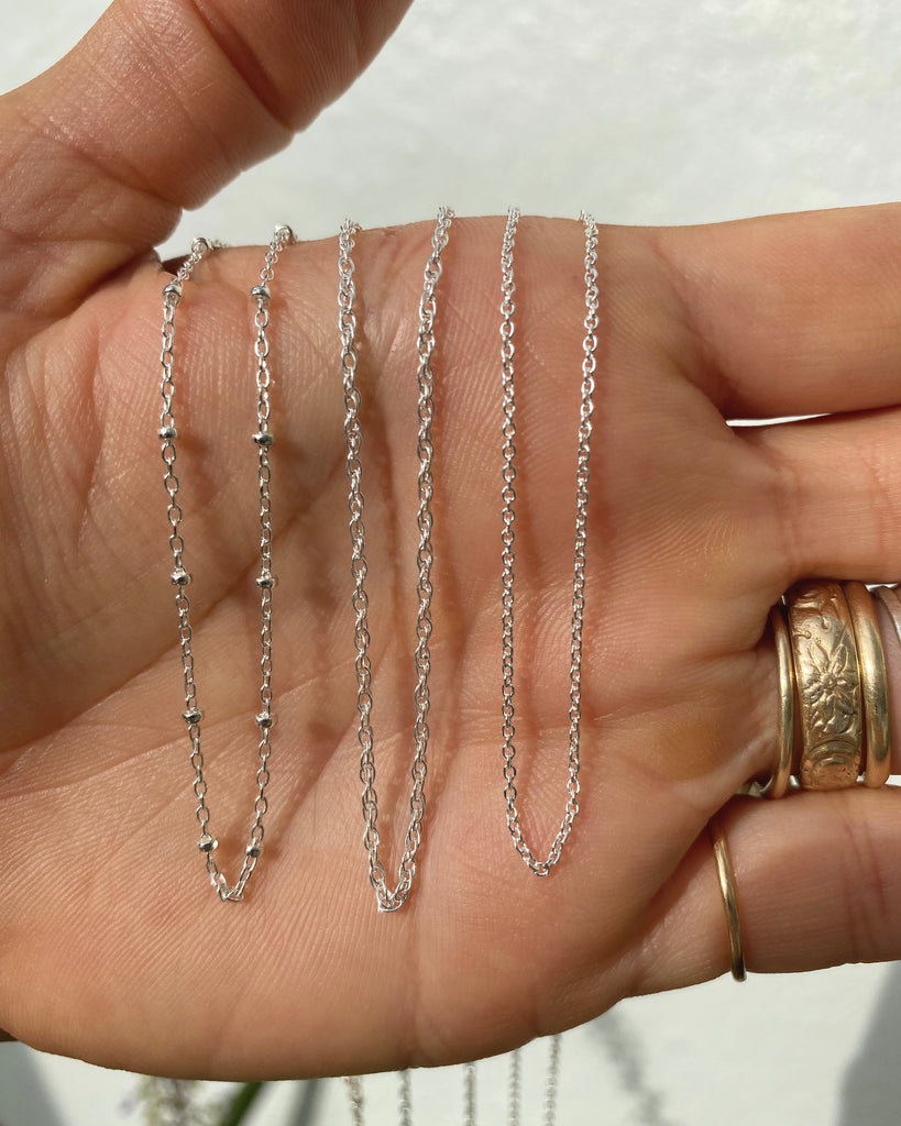 sterling silver chain - customize your own