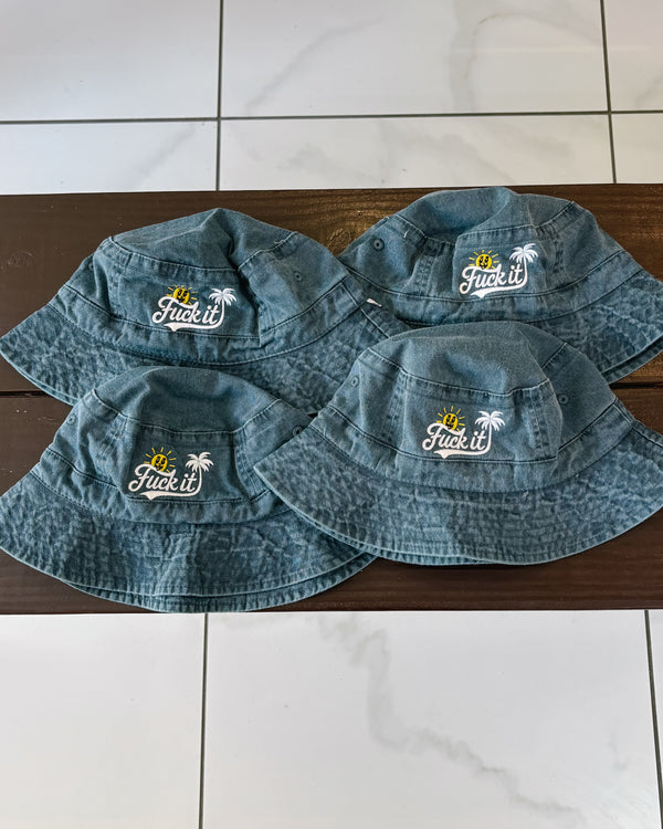 Fuck It Bucket Hat by De La Mer