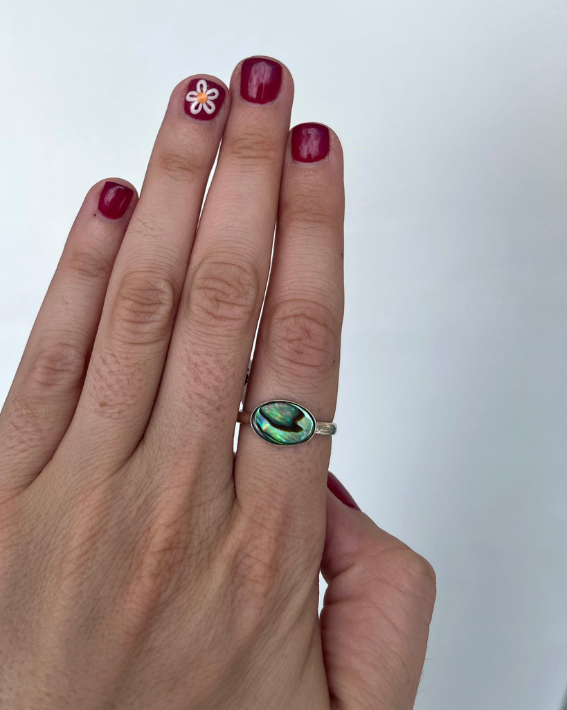 Magic Ocean Abalone Rings