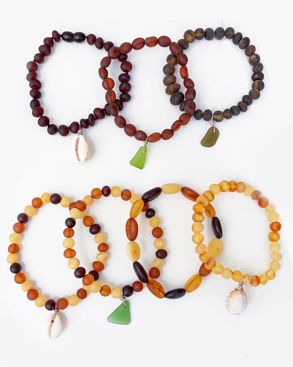 Raw Baltic Amber Bracelets for Adults