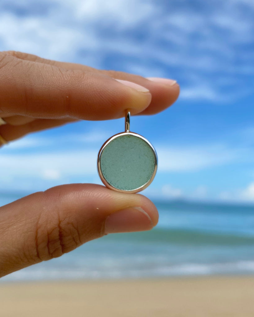 sea foam sea glass moon