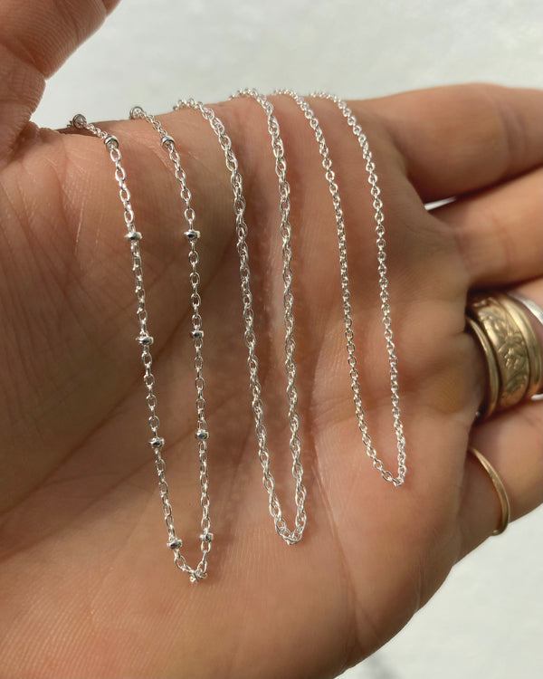 sterling silver chain - customize your own