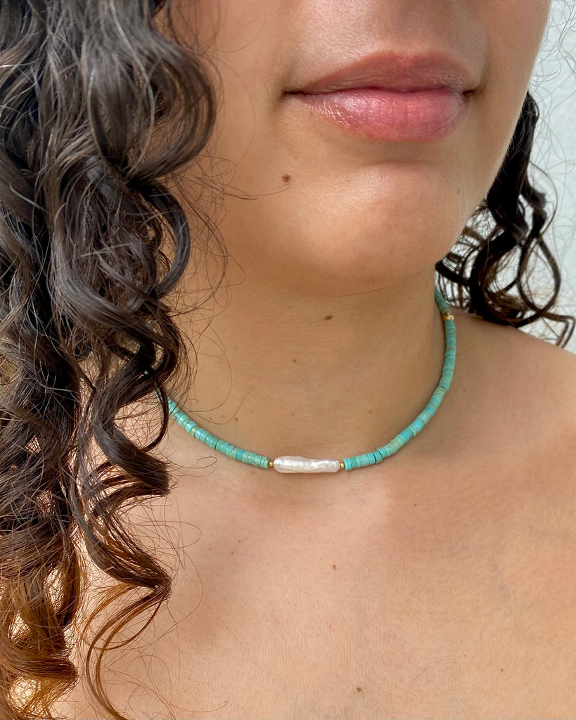 Beaded Turquoise Necklaces
