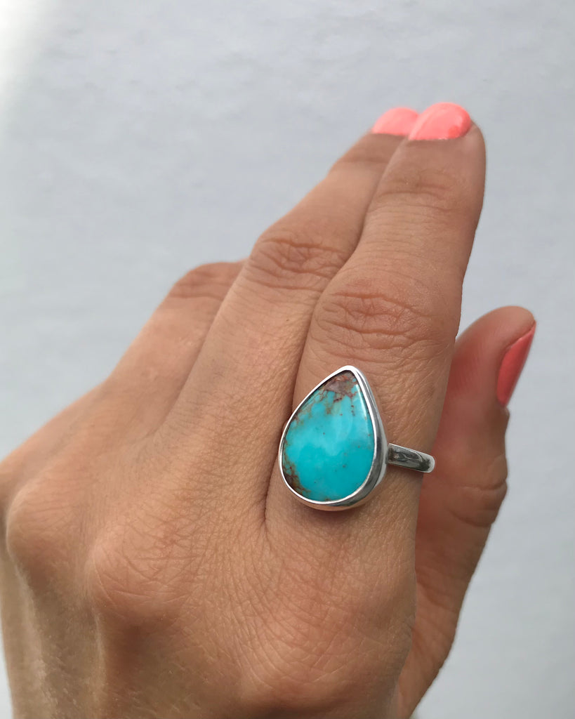 old stock American mined Turquoise rings in silver