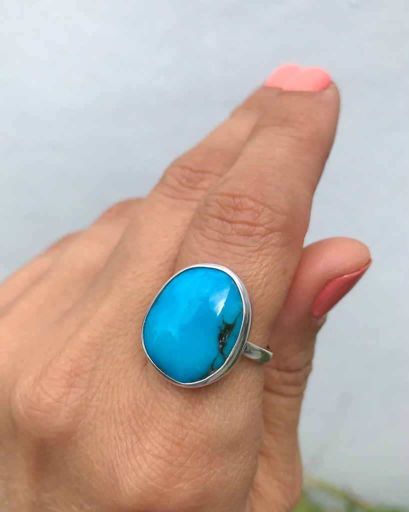 old stock American mined Turquoise rings in silver