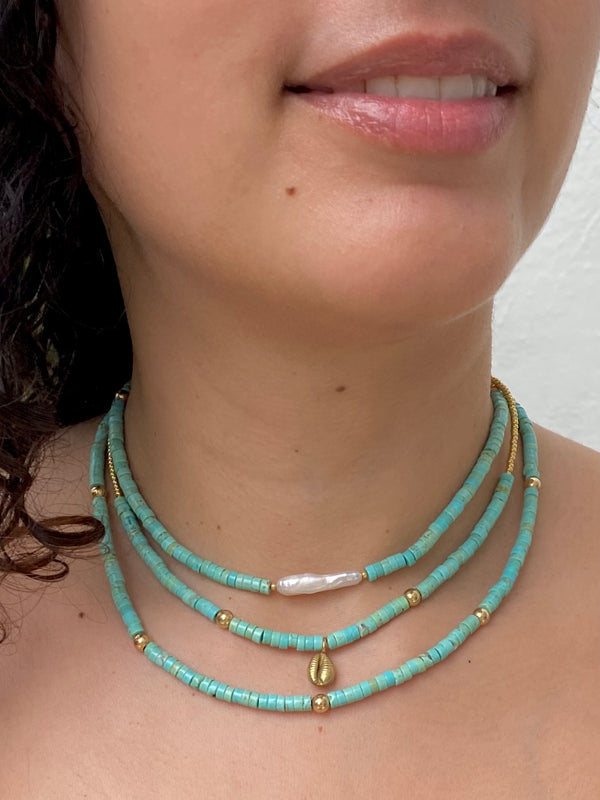 beaded turquoise necklaces