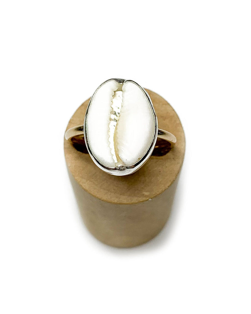 classic cowrie shell ring - made to order